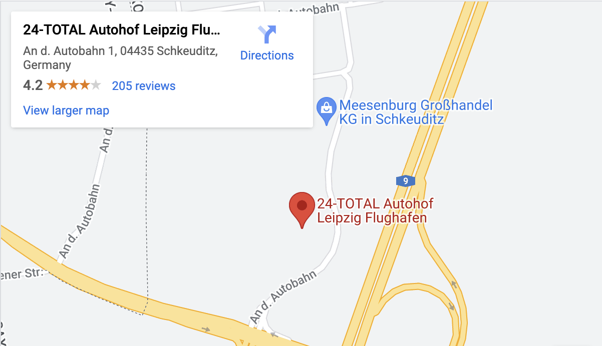 Autohof Leipzig Flughafen